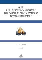 E-book, Quiz per le prove di ammissione alle scuole di specializzazione medico-chirurgiche, vol. II., CLUEB