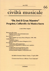 Artículo, Pergolesi e la nuova fase per la musica sacra : la ricezione del XIX secolo, LoGisma