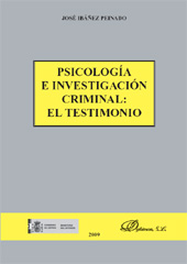 E-book, Psicología e investigación criminal : el testimonio, Ibáñez Peinado, José, Dykinson