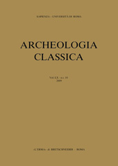 Revue, Archeologia classica : rivista del dipartimento di scienze storiche archeologiche e antropologiche dell'antichità, "L'Erma" di Bretschneider