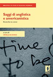 E-book, Saggi di anglistica e americanistica : ricerche in corso, Firenze University Press
