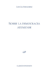 E-book, Sobre la democracia ateniense, Gil Fernández, Luis, 1927-, Dykinson