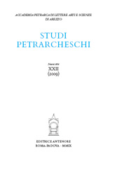 Artikel, Petrarca e le contraddizioni del Canzoniere, Antenore