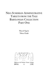 E-book, Neo-Sumerian administrative tablets from the Yale Babylonian Collection : Part One, Sigrist, Marcel, CSIC