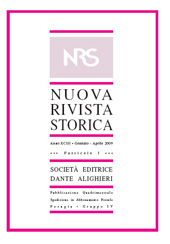 Issue, Nuova rivista storica : XCIII, 1, 2009, Società editrice Dante Alighieri