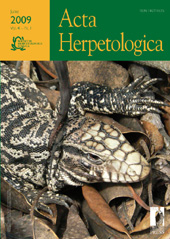 Artículo, Nutritional perfomance of Tupinambis merianae lizards fed with corn starch as source of energy, Firenze University Press