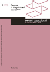 Fascicolo, Percorsi costituzionali : quadrimestrale di diritti e libertà : II, 2, 2009, Rubbettino