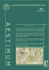 Issue, Aestimum : 54, 1, 2009, Firenze University Press