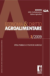 Article, The polarization of European agriculture : spatial and dynamic features within a non parametric framework, Firenze University Press