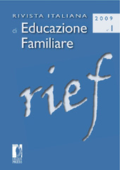 Articolo, La formazione e la ricerca in educazione familiare : stato dell'arte in Italia, Firenze University Press