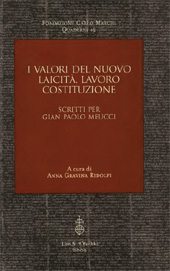 Chapter, Gian Paolo Meucci : Costituzione, magistratura e laicità, L.S. Olschki