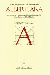 E-book, Albertiana : indices (1998-2007), L.S. Olschki