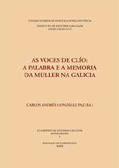 E-book, As voces de Clío : a palabra e a memoria da muller na Galicia, CSIC, Consejo Superior de Investigaciones Científicas