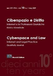 Artikel, Dieci anni di informatica giuridica e diritto delle nuove tecnologie sulle pagine di Ciberspazio e Diritto, Enrico Mucchi Editore