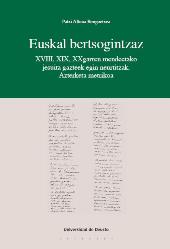E-book, Euskal bertsogintzaz : XVIII, XIX, XXgarren mendeetako jesuita gazteek egin neurtitzak : azterketa metrikoa, Universidad de Deusto