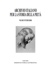 Issue, Archivio italiano per la storia della pietà : XXII, 2009, Edizioni di storia e letteratura
