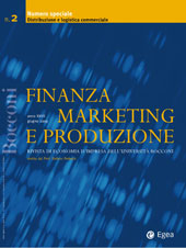 Fascicolo, Finanza, marketing e produzione : rivista di economia d'impresa dell'Università Bocconi : XXVII, 2, 2009, Egea