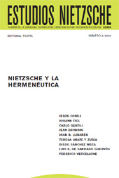 Article, Nietzsche y los griegos : genealogías de la hermenéutica y la postmodernidad hasta nosotros, Trotta