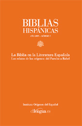 Issue, Revista Biblias Hispánicas : 1, 2009, Cilengua - Centro Internacional de Investigación de la Lengua Española