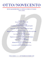 Issue, Otto/Novecento : rivista quadrimestrale di critica e storia letteraria : XXXIII, 3, 2009, Edizioni Otto Novecento