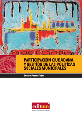 E-book, Participación ciudadana y gestión de las políticas sociales municipales, Pastor Seller, Enrique, Universidad de Murcia