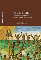 Chapter, Transmisión del texto criterios de edición, Iberoamericana Vervuert