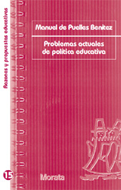 eBook, Problemas actuales de política educativa, de Puelles Benítez, Manuel, Ediciones Morata