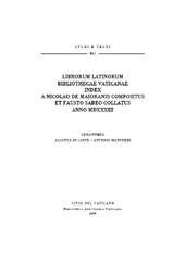 eBook, Librorum latinorum Bibliothecae Vaticanae index, Biblioteca apostolica vaticana