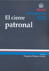 E-book, El cierre patronal, Miñarro Yanini, Margarita, Tirant lo Blanch