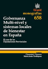 E-book, Gobernanza multi-nivel y sistemas locales de bienestar en España : el caso de las Diputaciones Provinciales, Tirant lo Blanch