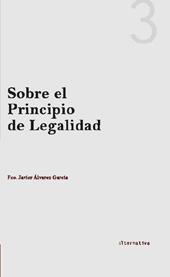 E-book, Sobre el principio de legalidad, Álvarez García, F. Javier, Tirant lo Blanch