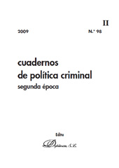 Fascículo, Cuadernos de Política Criminal : 98, II, 2009, Dykinson