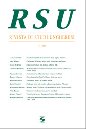 Fascicolo, Rivista di studi ungheresi : VIII, 2009, CSA - Casa Editrice Università La Sapienza