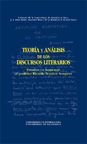 eBook, Teoría y análisis de los discursos literarios : estudios en homenaje al profesor Ricardo Senabre Sempere, Ediciones Universidad de Salamanca