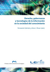 eBook, Derecho, gobernanza y tecnologías de la información en la sociedad del conocimiento, Prensas Universitarias de Zaragoza