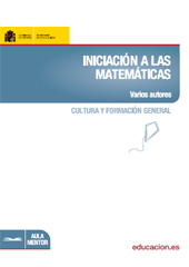 E-book, Iniciación a las matemáticas, Ministerio de Educación, Cultura y Deporte