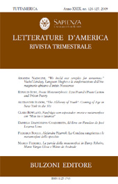Fascículo, Letterature d'America : rivista trimestrale : XXIX, 126/127, 2009, Bulzoni