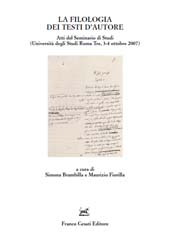 Capítulo, Preliminari per l'edizione critica dell'opuscolo plutarcheo dei Praecepta bonae valitudinis di Giovanni Lorenzi (1440-1501), Franco Cesati Editore