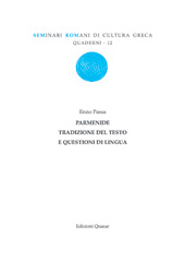 eBook, Parmenide : tradizione del testo e questioni di lingua, Edizioni Quasar