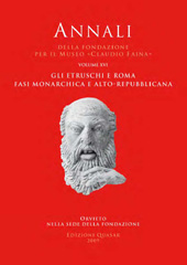 Article, La ceramica etrusca a Roma agli inizi del V sec. a.C. : le anforette a fasce e a decorazione vegetale, Edizioni Quasar