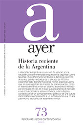 Fascicule, Ayer : 73, 1, 2009, Marcial Pons Historia