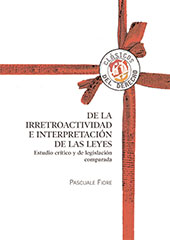 E-book, De la irretroactividad e interpretación de las leyes : estudio crítico y de legislación comparada, Reus