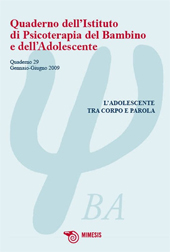 Fascículo, Psiba : Quaderno dell'Istituto di Psicoterapia del bambino e dell'adolescente : 29, 1, 2009, Mimesis Edizioni