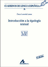 E-book, Introducción a la tipología textual, Arco/Libros