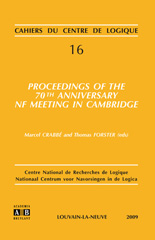 E-book, Proceedings of the 70th anniversary NF meeting in Cambridge, Academia