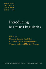 E-book, Introducing Maltese Linguistics, John Benjamins Publishing Company