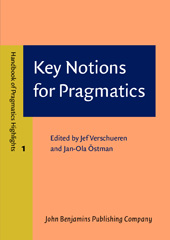 eBook, Key Notions for Pragmatics, John Benjamins Publishing Company