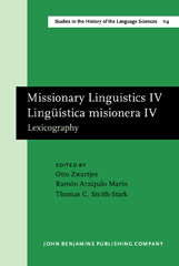 E-book, Missionary Linguistics IV : Linguistica misionera IV, John Benjamins Publishing Company