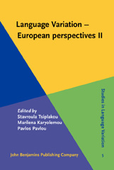 E-book, Language Variation : European perspectives II, John Benjamins Publishing Company