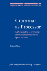 E-book, Grammar as Processor, John Benjamins Publishing Company